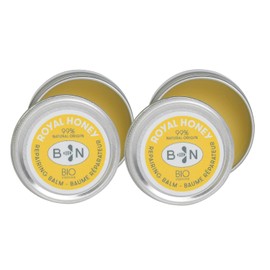 Bee Nature - Lip Balm - Organic Honey - Nourishes and Repairs - Lips Face Body - Repair of Sunburn - 99.9% Natural - Lip Balm - 2 Pieces (2 x 10 g)