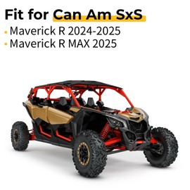 M MATI 2 Pairs Front Rear Sintered Brake Pads for Can Am Maverick R MAX 2025 Maverick R 2024-2025 703501226 703501223 Heavy-duty Brake Pad Replacement