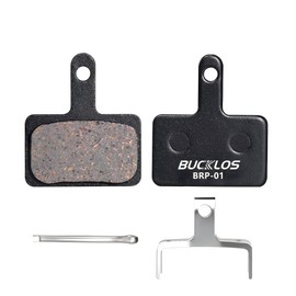 Bucklos Fahrrad-Bremsbeläge, 4 Paar, Scheibenbremsbeläge für Fahrrad, Mountainbike, E-Bike, Ersatz-Bremsbeläge（Semi-Metallic-4 Pairs）