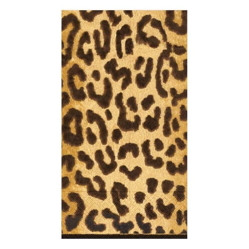 Caspari Zanzibar Paper Guest Towel Napkins - Two Packs of
