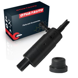 Washer Pump Compatible with A3, A4, A5, A6, A7, Q5, Q7, RS4, S4, S5, S6, Eos, Jetta, Passat, Rabbit, Tiguan, Touareg, OTUAYAUTO Windscreen Washer Pump, Wiper Pump for Windscreen Cleaning