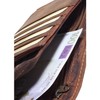 Greenburry Geldbörse zum Umhängen Leder Geldbeutel braun | 14x10,5x2,5cm