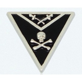 York Rite Knights Templar Member Apron Freemason Masonic Lapel Pin