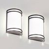 Flynix Indoor Wall Sconce, Half Cylinder Wall Light Fixture, 3000K