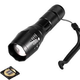 Infrared Flashlight, 850nm IR Lighting Flashlight, Zoomable IR LED Flashlight, Infrared Light Torch, Night Vision, Hunting (Infrared is not visible)