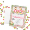 Our Little Monkey Watercolor Jungle First Birthday Party Invitations for