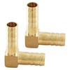 Zorfeter Brass Hose Barb Fitting 5/16" 8mm ID 90 Degree