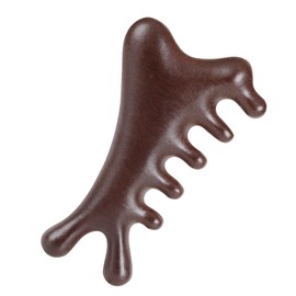 KENASTA 4in1 かっさプレート マッサージコーム 天然木製 経絡マッサージ 携帯用 ヘアケア 静電気防止 多機能 頭皮 首肩 顔 鼻筋 ボディ マッサージ ツボ押し用 男女兼用