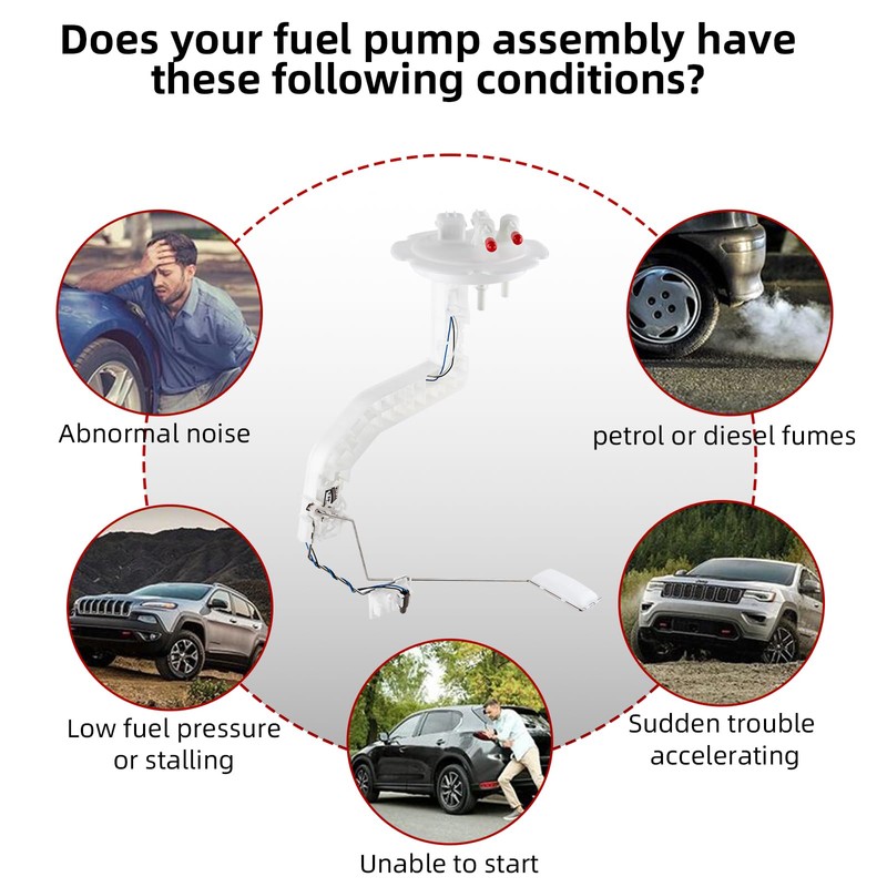 OVANOH 25060-4S426 Fuel Level Sending Unit Compatible for Nissan Frontier