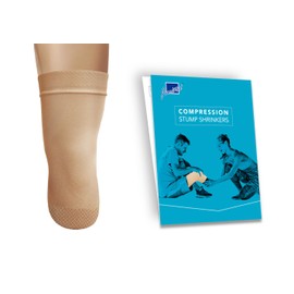 JianiMed Prosthetic Stump Shrinkers – below Knee, 40cm, Compression, Amputee Socks, 20-30, Daily use, Taiwan Excellence 3XL