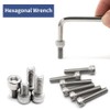 Generic 1280pcs M3 Screws Metric Stainless Steel 304 Hex Socket