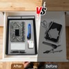 Yummy Sam 2 Pack Metal Mesh Office Desk Drawer Organizer