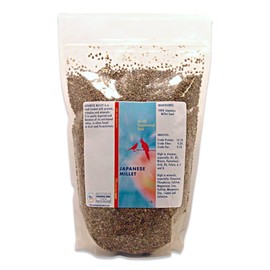 Morning Bird Japanese Millet Seed, Healthy Bird Food with Protein, Fat, Fiber, Calcium, Minerals, and Vitamins, 2 lbs