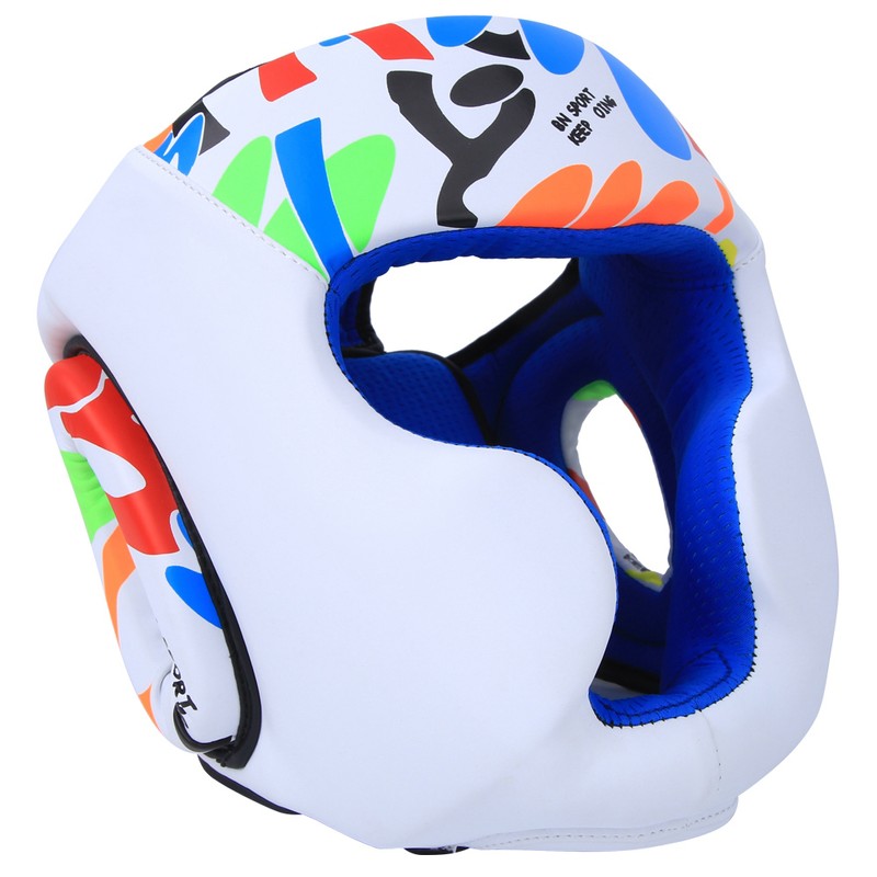 BN FIGHT Graffiti Children Helmet Heads Guard Protective Gear for