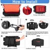 Timoxi Large Rolling DJ Bag with Wheels, Gig bag Built-in