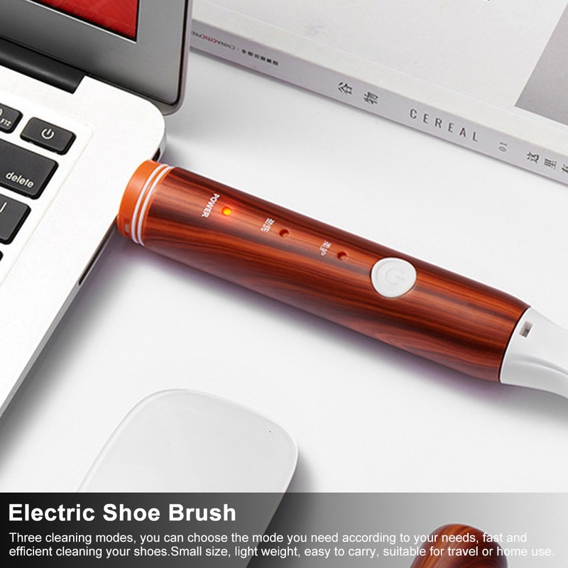 Portable USB Mini Handheld Electric Acoustic Vibration Shoe Brush Shoes