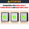 Xuanbeier Soft TPU Case Compatible with Kobo Libra Color &