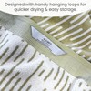 Allure Pack of 2 Barcode Stripe Bath Towels 70 x