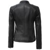 Blingsoul Real Leather Jacket Womens | [1313764] Dodge Black, L