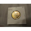 STATE QUARTER ALASKA P--GOLD PLATED--FREE SHIP 2008 BU
