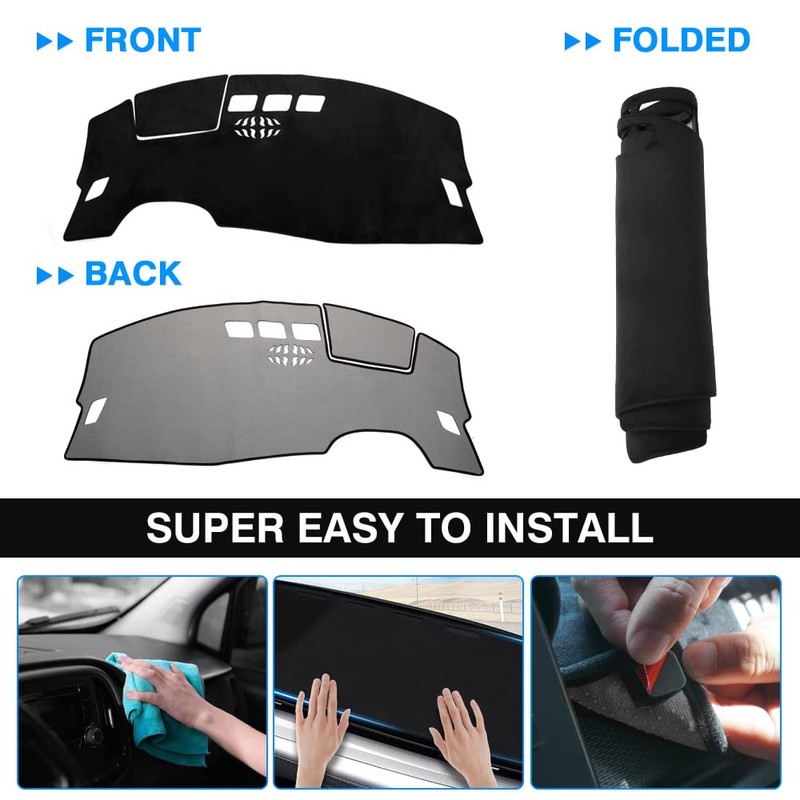 Autorder Dashboard Cover Mat for Volkswagen ID.4 VW ID4 2021-2025