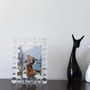 Marvala Clear Bubble Crystal Picture Frames 5x7Inch, Photo Frame with