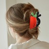 Easter Carrot Hair Claw Clips - 2-Pack Spring Cute Hair