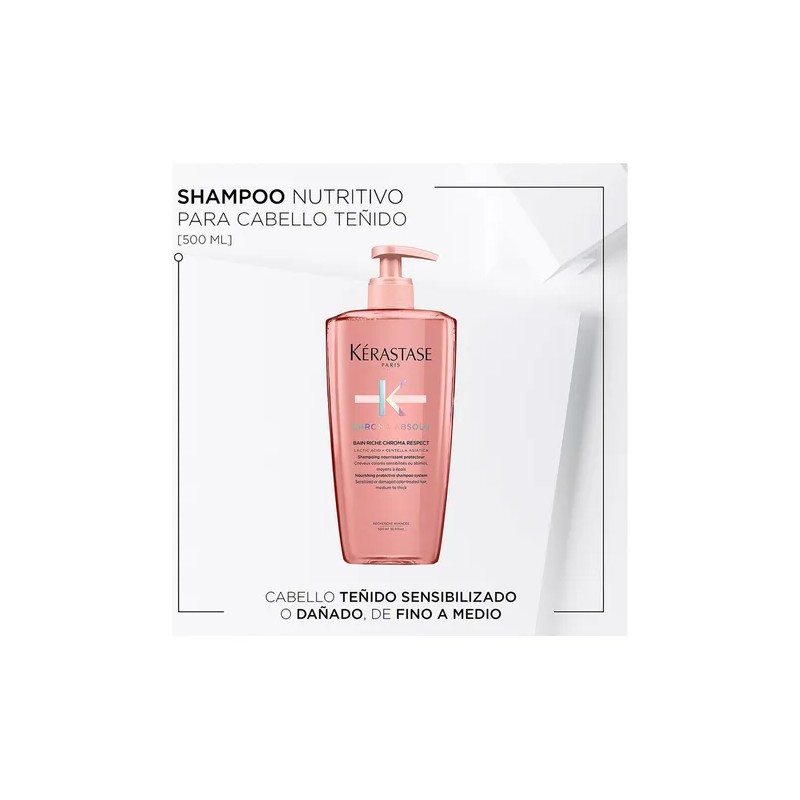 Shampoo Bain riche chroma respect Floral 500mL Krastase