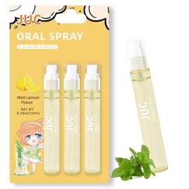 3 Count Mint Breath Spray Mouth Spray Oral Care Breath Freshener for All Ages 0.33OZ (10ML) Mint Lemon Flavor