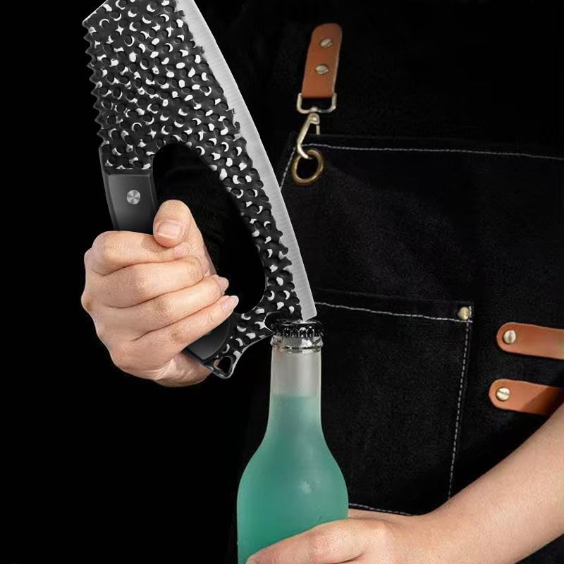 BOPOTI Meat Cleaver,8.6 inch Kitchen Knife,Sharp Blade Easy Cleaning for