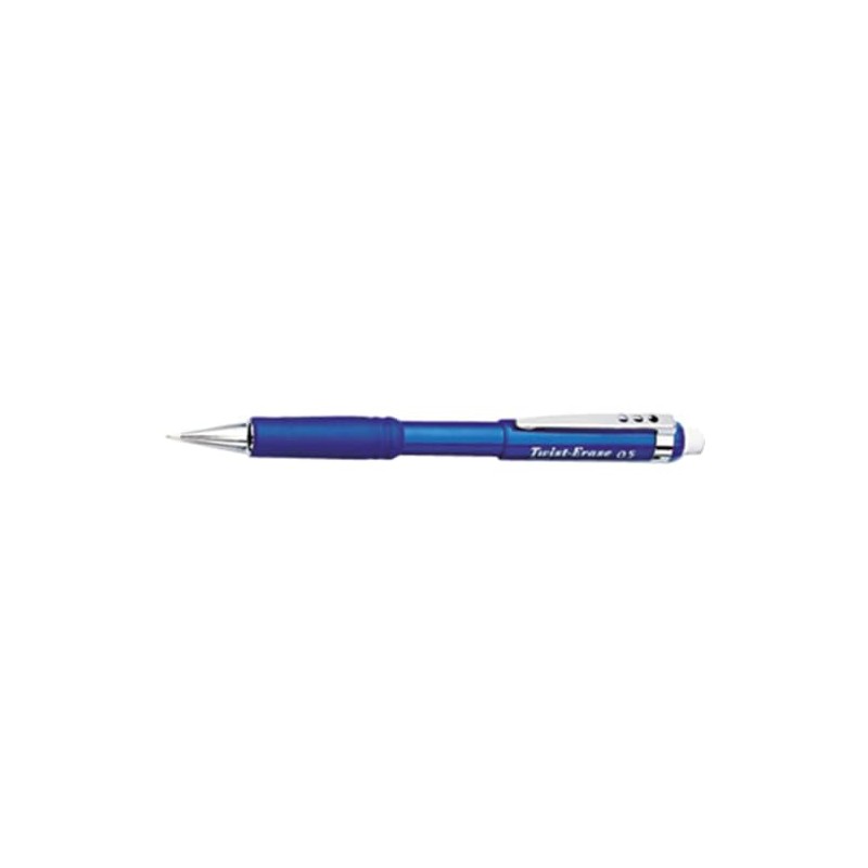 Pentel (R) Twist-Erase(R) III Automatic Pencil, 0.5 mm, Blue