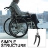 VILLCASE 2 Pack Wheelchair Front Wheel Fork Replacement Bracket with