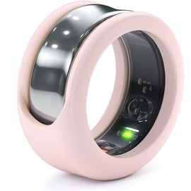 Rinfit Smart Ring Protector - Silicone Ring Enhancer for Active Lifestyle and Gym - StyleFit U.S. Design Patent - Pink, Size 7