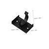 Operitacx 12pcs Cabinet Skirting Plinth Clips Brackets Plastic Shelf Support