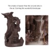 Backflow Incense Burners Dragon Shape Purple Sand Waterfall Burners Home