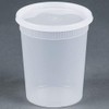 24set 32oz Clear Food Takeout Soup Container with Lids