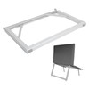 Laptop Stand Aluminium Tablet Riser Foldable Portable Notebook Holder Silver