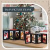 Sintuff 2 Pack 4 Folding Christmas Picture Frame Collage 4×6