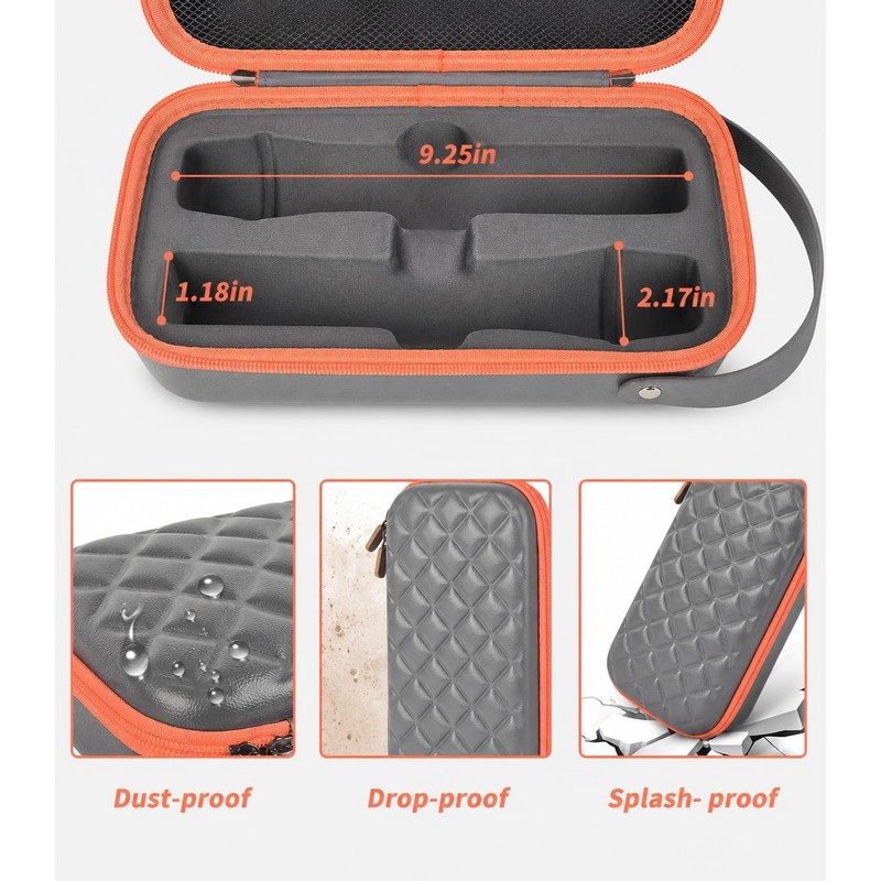 GWCASE PU Leather Microphone Case for JBL Wireless Two Mic