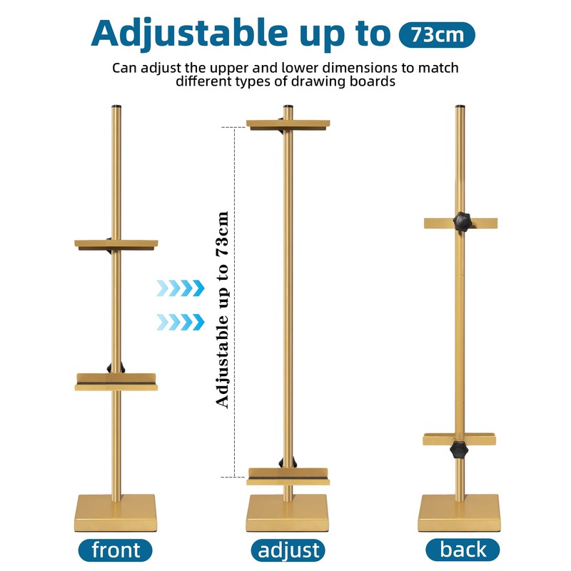 GRETJOB Adjustable Tabletop Easel Stand, 29" Picture Easels for Display