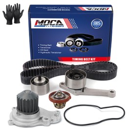 MOCA Timing Belt Kit Water Pump Thermostat Fit 1997 for Chrysler Cirrus 2.4L & 2001-2002 for Chrysler PT Cruiser 2.4L