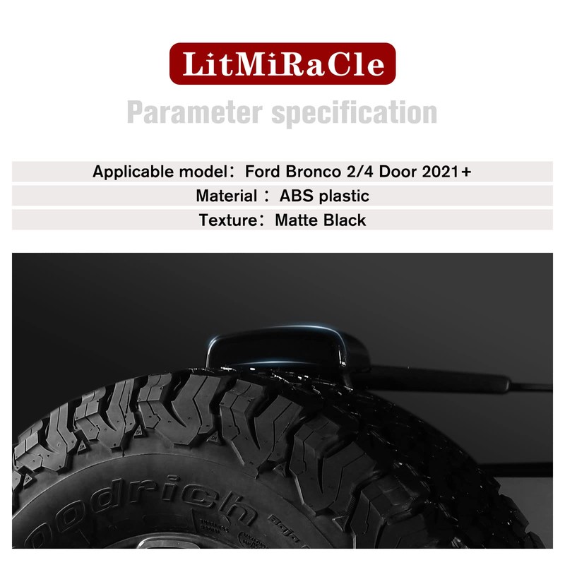 LitMiRaCle 3rd Brake Light Cover, Third High Mount Stop Light