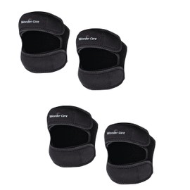 Wonder Care Knee Brace with Silicon Gel Strips for Knee Pain, Gel Patella Knee Strap for Workout, Sports, Arthritis, ACL, MCL, Meniscus Tear Patellar Tendon Support Strap Men Women(4, Black)