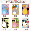 36 Sheets Easter Stickers, PVC DIY Stickers for Kids Make