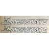 Aftermarket Interstate Trailer Decal Sticker Kit 24” (Set of 2)
