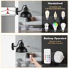 Wall Sconces Battery Operated – Rechargeable Wall Lights with Remote