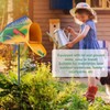 NOENNULL Largemouth Fish Mailbox Large Metal Mail Box Fish Shape
