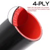 Ruikarhop 90 Degree ID 2.75inch(70mm) Elbow Coupler Silicone Hose 4-Ply
