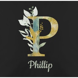 Cushion Cover – Initials Initial Letter – Name Gift – 50 x 50 cm – Black – Letter Cushion Letter Cushion Name Cushion Letter Letter Cushion Cover