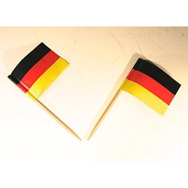 50pc"Germany" tooth pick/cake topper (D44)